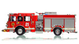 1:50 scale model of Columbus Division of Fire 2019 Sutphen Monarch Engine 21