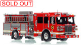 1:50 scale model of Columbus Division of Fire Sutphen Monarch - Custom Engine Company