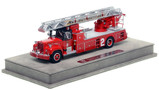 1:50 scale model of Chicago Fire Department 1960 Mack® B85F/Magirus 146' Aerial - Truck Co. 2