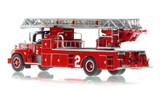 1:50 scale model of Chicago Fire Department 1960 Mack® B85F/Magirus 146' Aerial - Truck Co. 2
