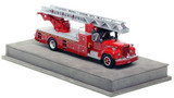1:50 scale model of Chicago Fire Department 1960 Mack® B85F/Magirus 146' Aerial - Truck Co. 3