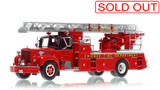 1:50 scale model of Chicago Fire Department 1959 Mack® B85F/Magirus 100' Aerial - Truck Co. 30