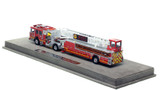 1:50 scale model of Los Angeles County Fire Department 2016 KME AerialCat 100' Quint 3
