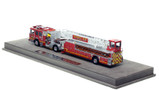 1:50 scale model of Los Angeles County Fire Department 2014 KME AerialCat 100' Quint 64