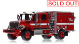 1:50 scale model of CAL FIRE Wildland BME Model 34 Type 3 International 7400 4x4 with Steel Rims