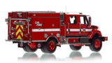 1:50 scale model of CAL FIRE Wildland BME Model 34 Type 3 International 7400 4x4 with Steel Rims
