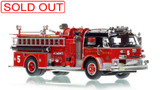 1:50 scale model of Chicago Fire Department 1972 American LaFrance - Engine Co. 5