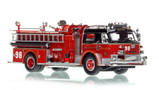 1:50 scale model of Chicago Fire Department 1972 American LaFrance - Engine Co. 98