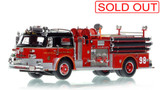 1:50 scale model of Chicago Fire Department 1972 American LaFrance - Engine Co. 98