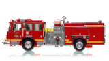 1:50 scale model of Los Angeles County Fire Department 2013 KME Predator Engine 16