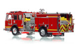 1:50 scale model of Los Angeles County Fire Department 2013 KME Predator Engine 16