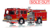 1:50 scale model of Los Angeles County Fire Department 2013 KME Predator Engine 16