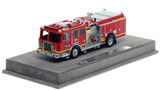 1:50 scale model of Los Angeles County Fire Department 2014 KME Predator Engine 26