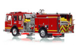 1:50 scale model of Los Angeles County Fire Department 2014 KME Predator Engine 33