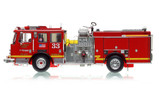 1:50 scale model of Los Angeles County Fire Department 2014 KME Predator Engine 33