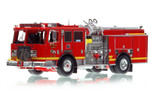 1:50 scale model of Los Angeles County Fire Department 2014 KME Predator Engine 76