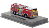 1:50 scale model of Los Angeles County Fire Department 2014 KME Predator Engine 76