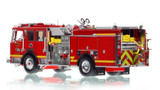 1:50 scale model of Los Angeles County Fire Department 2014 KME Predator Engine 76