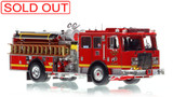 1:50 scale model of Los Angeles County Fire Department 2014 KME Predator Engine 76