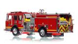 1:50 scale model of Los Angeles County Fire Department 2013 KME Predator Engine 115