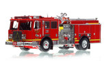 1:50 scale model of Los Angeles County Fire Department 2013 KME Predator Engine 119