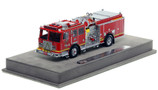 1:50 scale model of Los Angeles County Fire Department 2013 KME Predator Engine 119