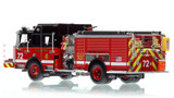 1:50 scale model of Chicago Fire Department 2020 E-One Cyclone II Engine 72