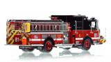 1:50 scale model of Chicago Fire Department 2020 E-One Cyclone II Engine 81
