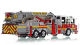 1:50 scale model of Philadelphia Fire Department 2021 Seagrave 75' Tower Ladder 28