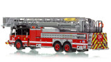1:50 scale model of Chicago Fire Department 2022 E-One Cyclone II Tower Ladder 24