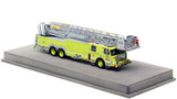 1:50 scale model of Chicago O'Hare 2021 E-One Cyclone II Tower Ladder 63