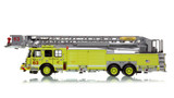 1:50 scale model of Chicago O'Hare 2021 E-One Cyclone II Tower Ladder 63