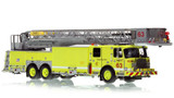 1:50 scale model of Chicago O'Hare 2021 E-One Cyclone II Tower Ladder 63