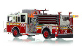 1:50 scale model of Fire Department City of New York 2009 Seagrave Engine 33 - Manhattan