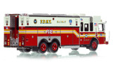 1:50 scale model of FDNY 1996 HME/Saulsbury HazMat - Citywide