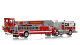 1:50 scale model of D.C. Fire & EMS 2020 Seagrave Capitol 100' TDA - Truck 2 - West End