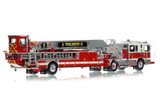1:50 scale model of D.C. Fire & EMS 2020 Seagrave Capitol 100' TDA - Truck 4 - Shaw