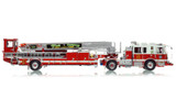 1:50 scale model of D.C. Fire & EMS 2021 Seagrave Capitol 100' TDA - Truck 11 - Shepherd Park