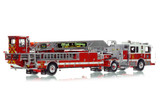 1:50 scale model of D.C. Fire & EMS 2021 Seagrave Capitol 100' TDA - Truck 11 - Shepherd Park