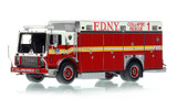 1:50 scale model of FDNY 2005 Mack MR/Ferrara Collapse Rescue 1 - Manhattan