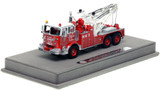 1:50 scale model of City of Los Angeles Fire Department 1967 Crown Firecoach/Holmes 850 Heavy Utility 3