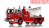 1:50 scale model of City of Los Angeles Fire Department 1967 Crown Firecoach/Holmes 850 Heavy Utility 3