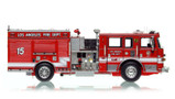 1:50 scale model of City of Los Angeles Fire Department 2019 Pierce Arrow XT Engine 15 - University Village/USC