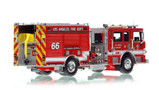 1:50 scale model of City of Los Angeles Fire Department 2017 Pierce Arrow XT Engine 66 - Southwest LA/Hyde Park