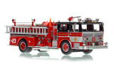 1:50 scale model of Chicago Fire Department 1973 Ward LaFrance Ambassador P80 - Engine Co. 23 - Southwest Side