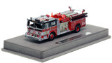 1:50 scale model of Chicago Fire Department 1973 Ward LaFrance Ambassador P80 - Engine Co. 23 - Southwest Side