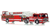 1:50 scale model of City of Los Angeles Fire Department 2019 Pierce Arrow XT Truck 5 - Westchester/LAX Area