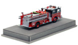 1:50 scale model of Chicago Fire Department 1973 Ward LaFrance Ambassador P80 - Engine Co. 74 - East Side
