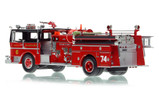 1:50 scale model of Chicago Fire Department 1973 Ward LaFrance Ambassador P80 - Engine Co. 74 - East Side