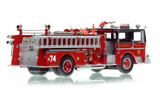 1:50 scale model of Chicago Fire Department 1973 Ward LaFrance Ambassador P80 - Engine Co. 74 - East Side